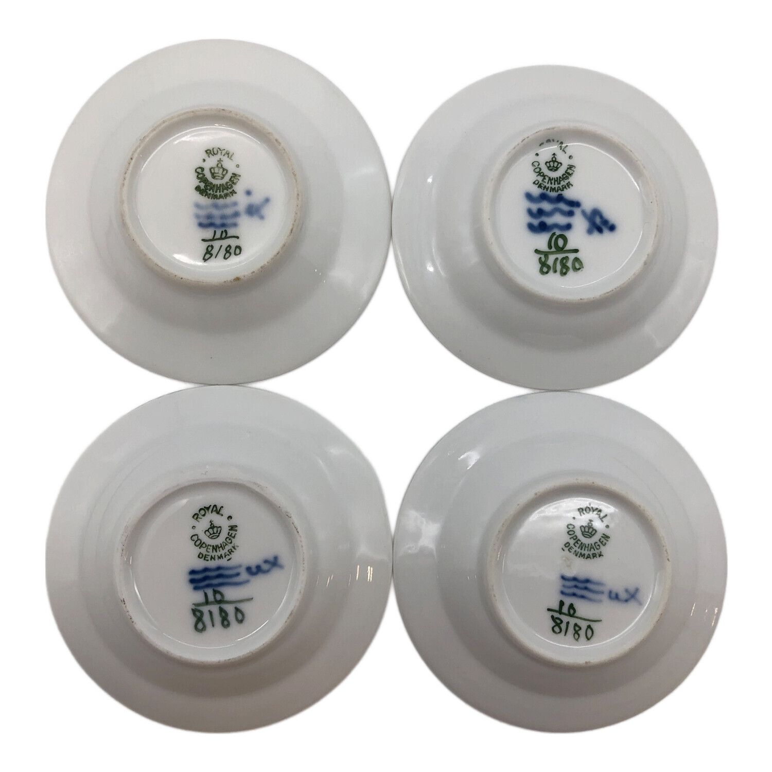 ROYAL COPENHAGEN (ロイヤル・コペンハーゲン) 小皿 ブルーフラワー 4P