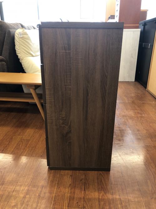 ニトリ 4段チェスト ダークブラウン ミラノ8487｜トレファクONLINE