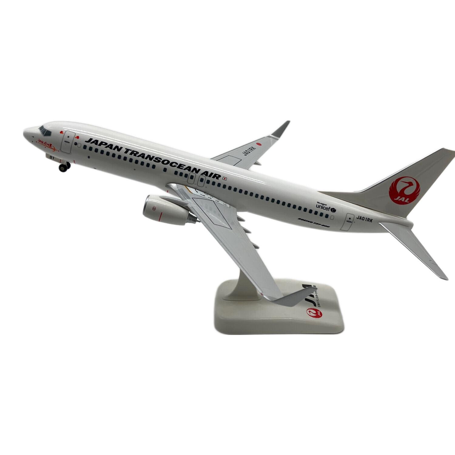JAL (ジャル) 飛行機 1/130 JAPAN TRANSOCEAN AIR BOEING 737-800
