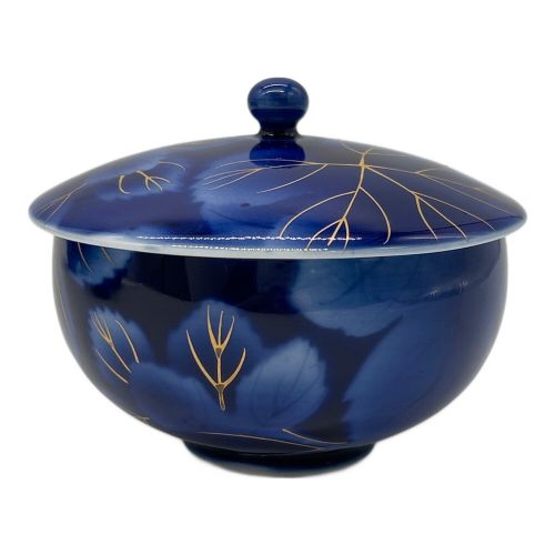 深川製磁 (フカガワセイジ) 茶器セット 染錦瑠璃葡萄 急須1・湯呑み5