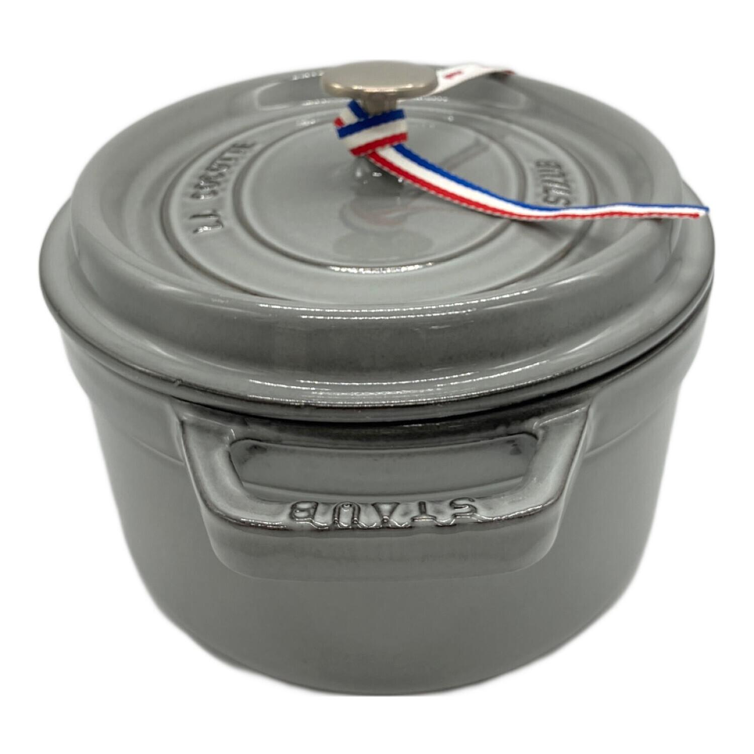 Staub (ストウブ) ピコ・ココット オーバル 27cm グレー 40500-276