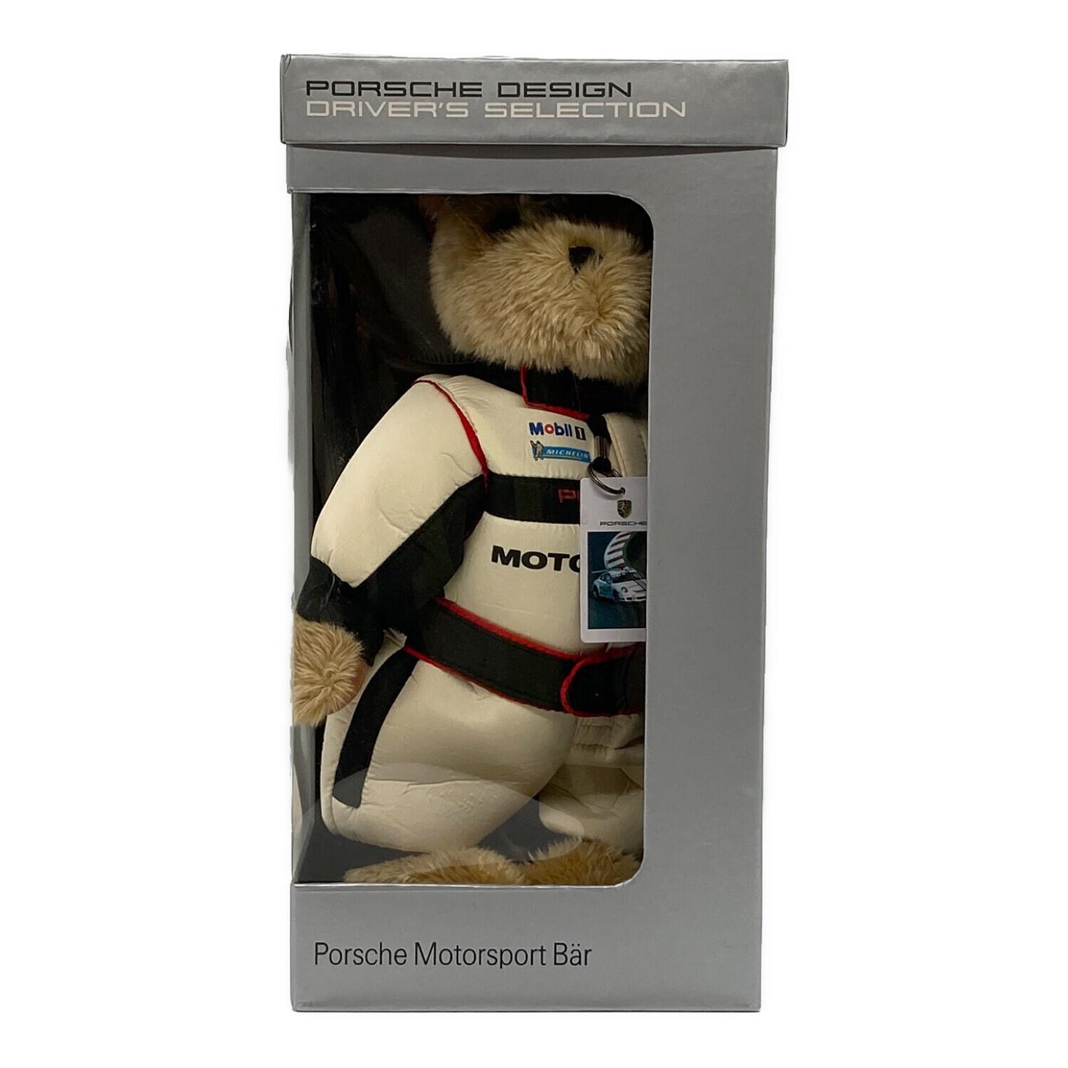 PORSCHE (ポルシェ) テディベア ホワイト モータースポーツ