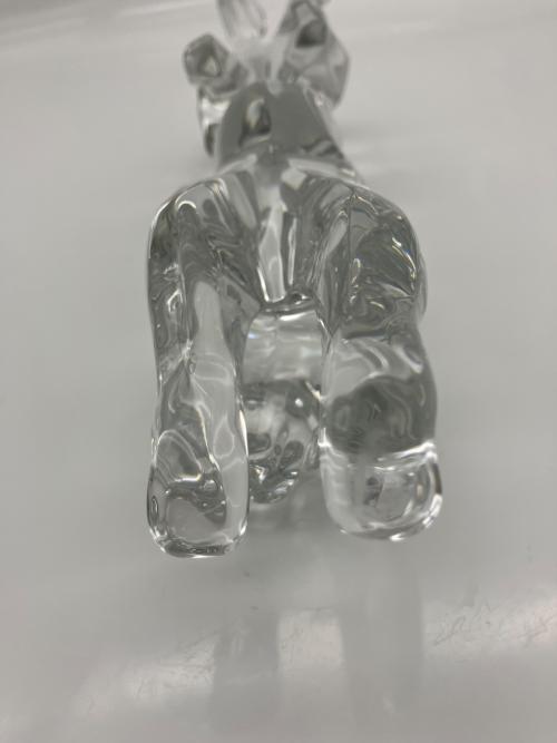 Baccarat (バカラ) パンサーリープ クリスタルフィギュリン ※台座難