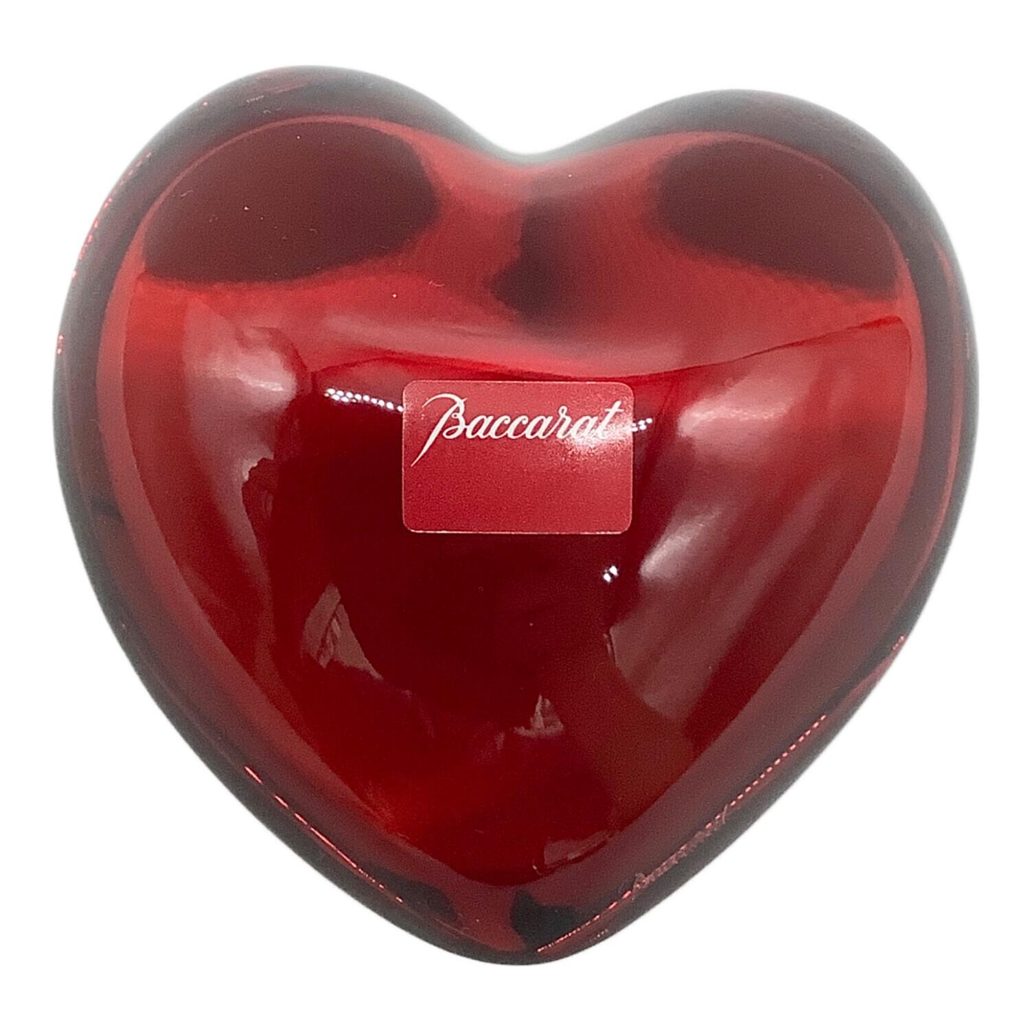 Baccarat (バカラ) ハートペーパーウェイト レッド｜トレファクONLINE
