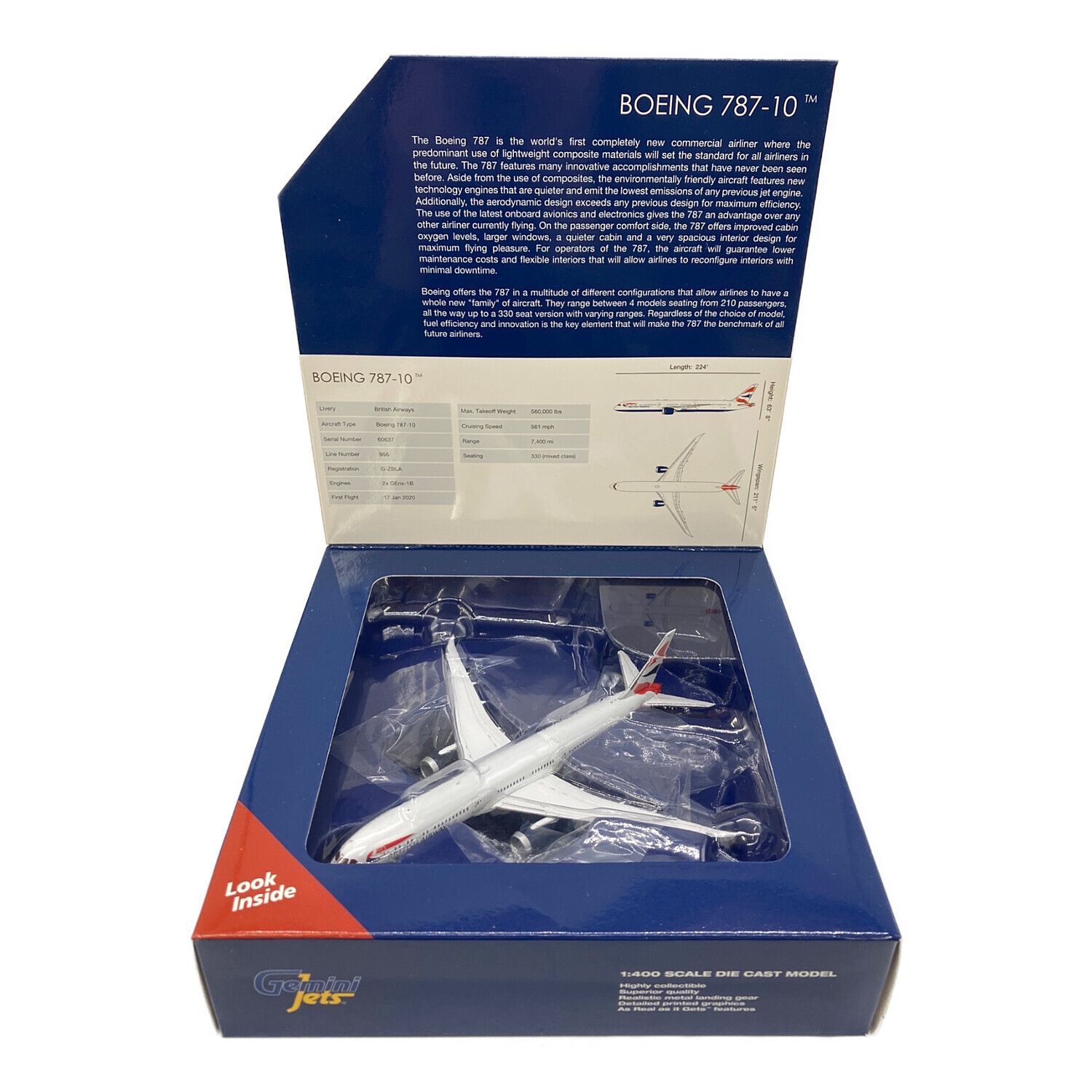 Gemini Jets (ジェミニジェッツ) 航空機模型 1/400 ボーイング787-10