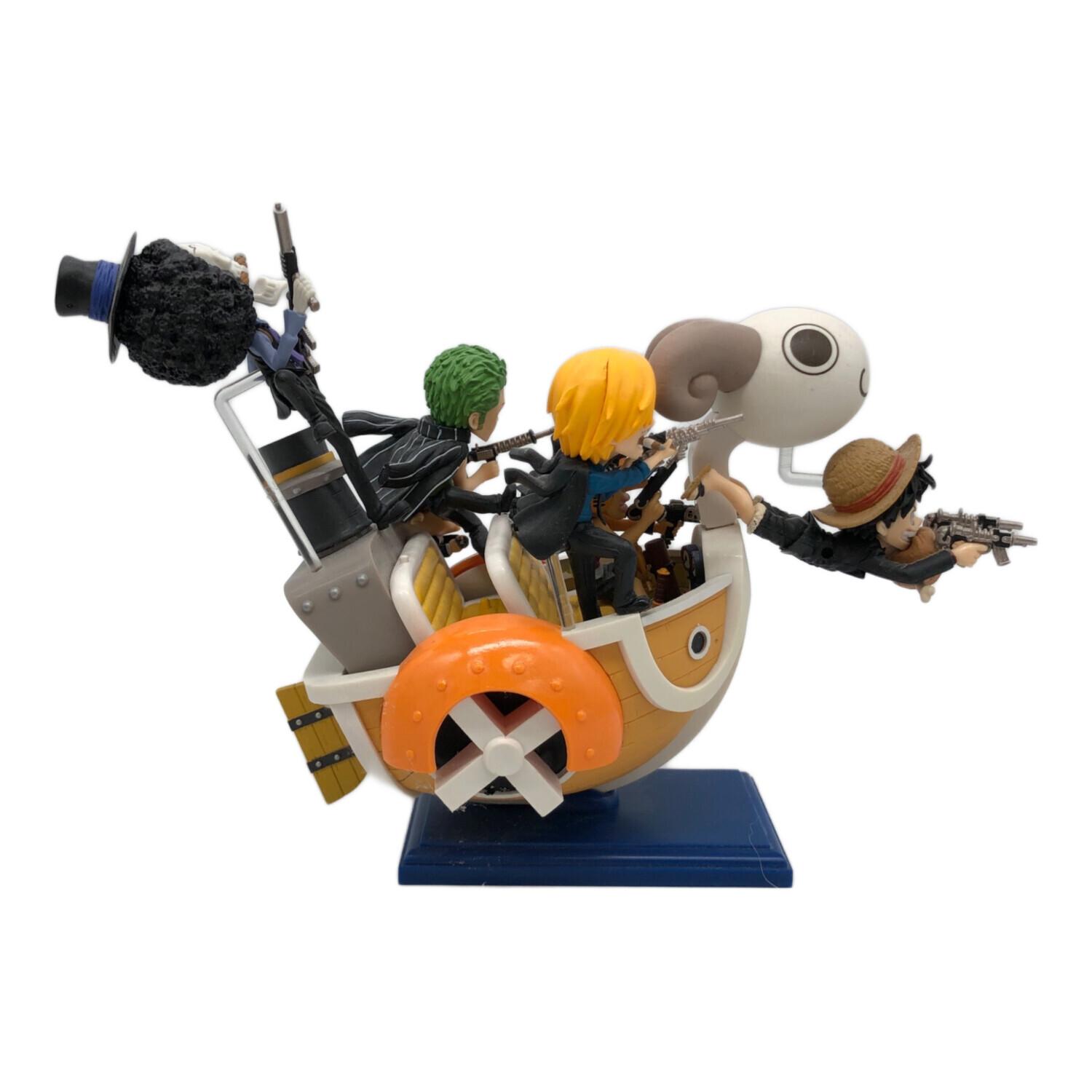 フィギュア フランキー不在 ワンピース ワーコレ ミニメリー号アタック