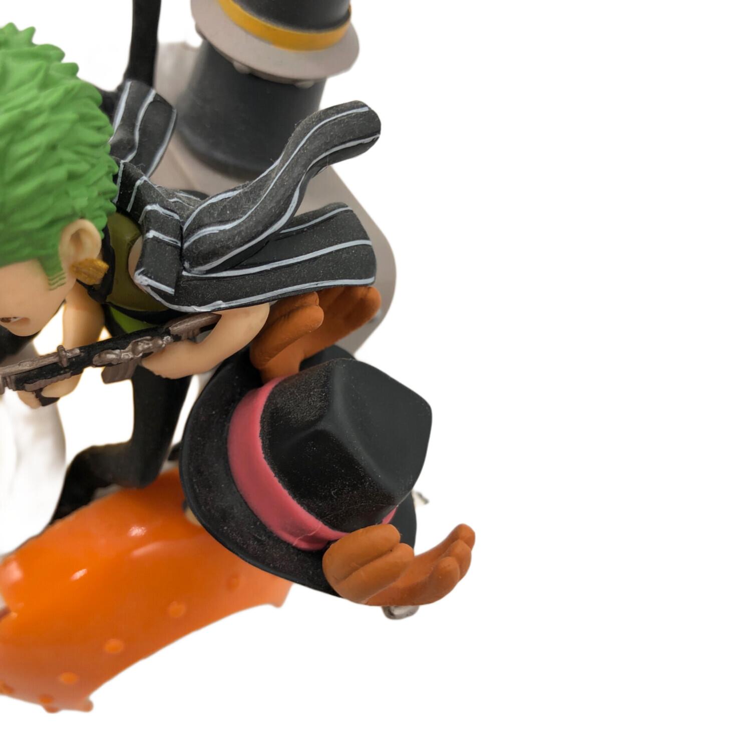 フィギュア フランキー不在 ワンピース ワーコレ ミニメリー号アタック