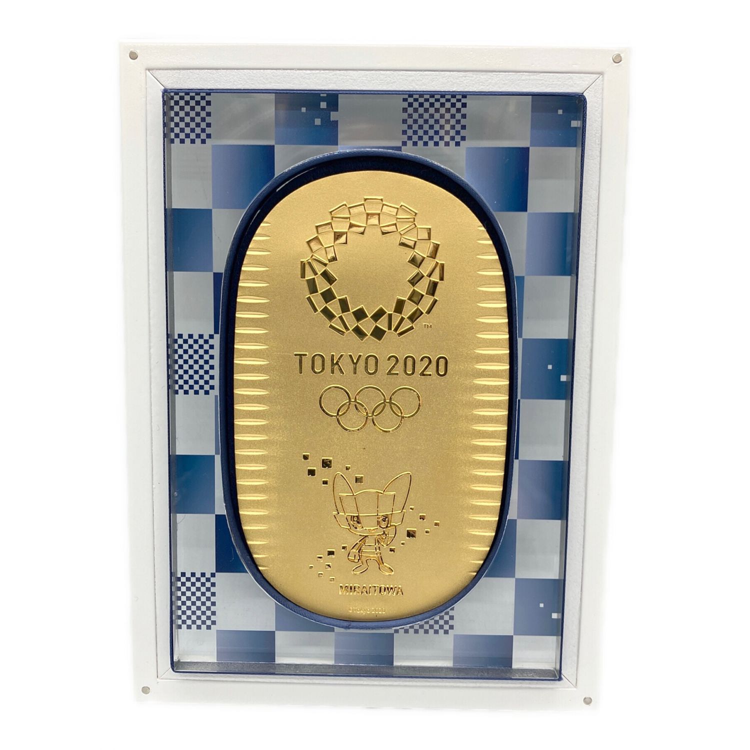 東京2020オリンピックエンブレム大判 純金 K24:100g｜トレファクONLINE