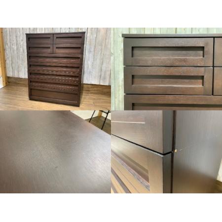 大塚家具(IDC) 7段ハイチェスト ダークブラウン ヴィータ2 S H30・35