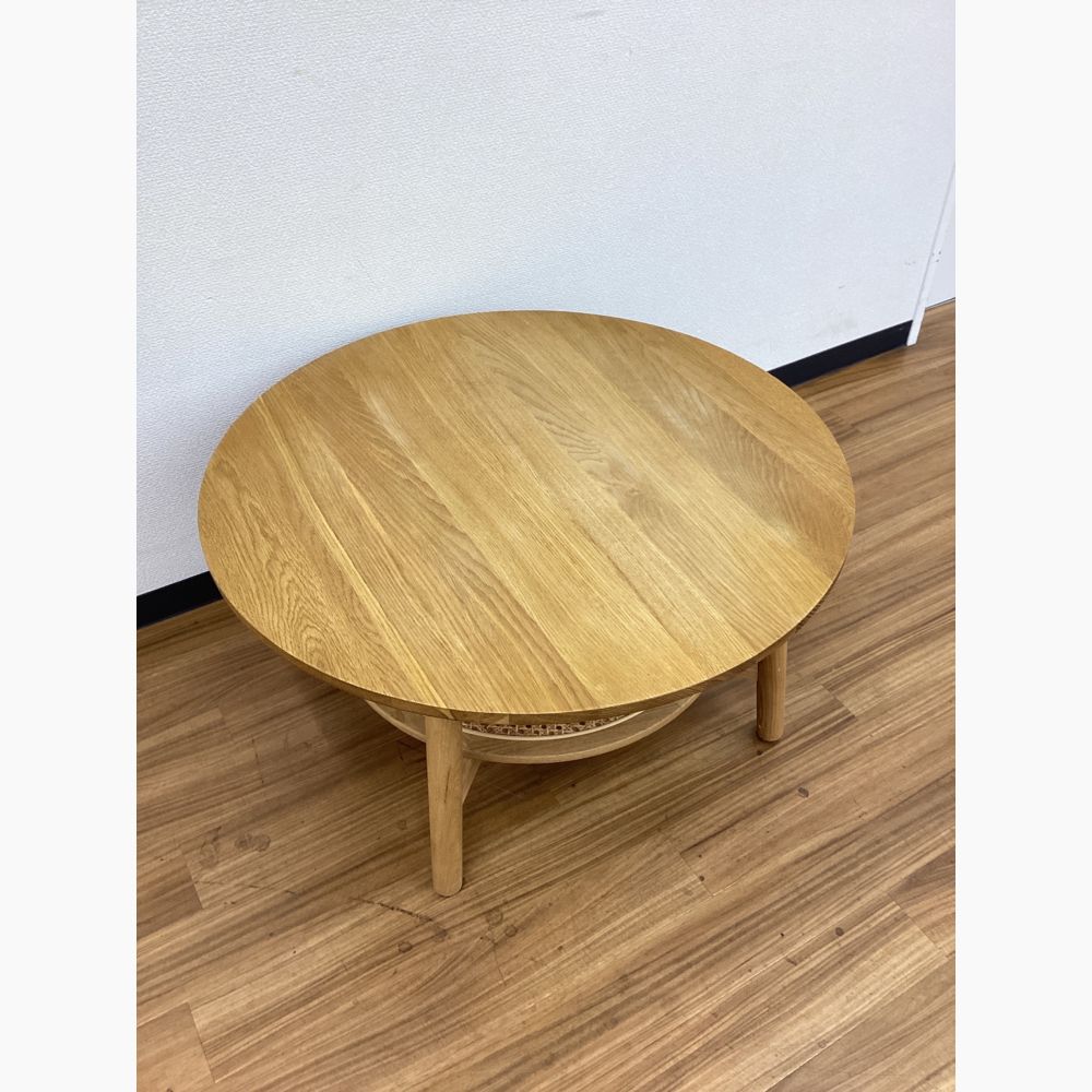 UNICO (ウニコ) ローテーブル ナチュラル ラウンドタイプ オーク材