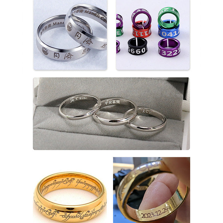 リング 指輪 文字入れ 彫刻 刻印 M1PRO M4 S4 用オプション レーザー