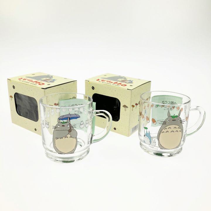 Noritake ノリタケ となりのトトロ ガラス マグカップ 2個セット