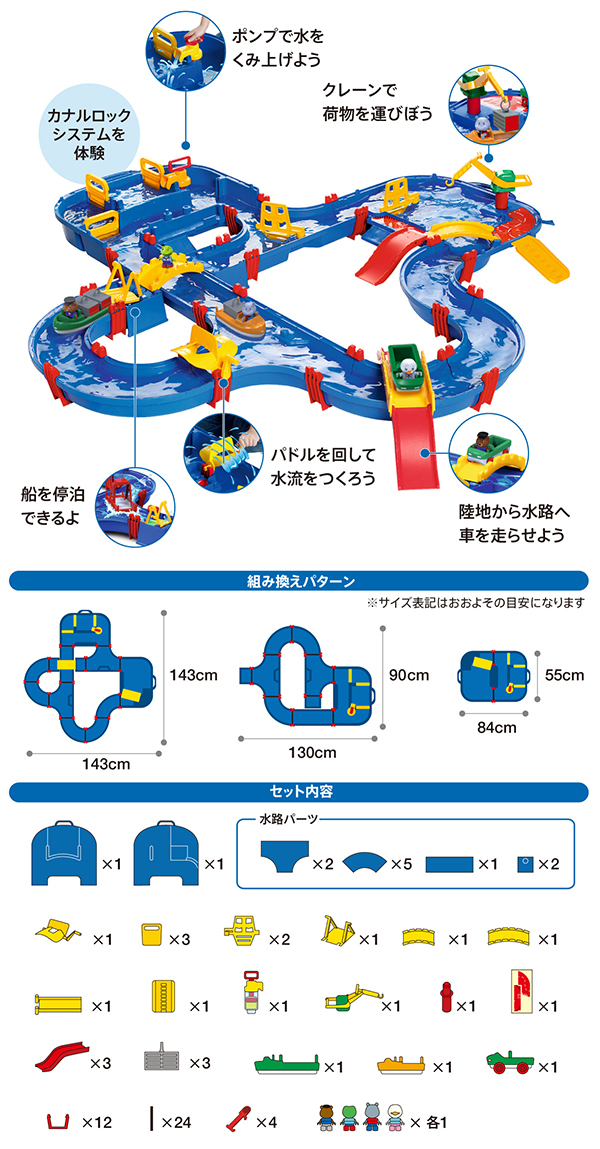 2025年度完売】アクアプレイ ブリッジ＆ハーバーセット: ボーネルンド