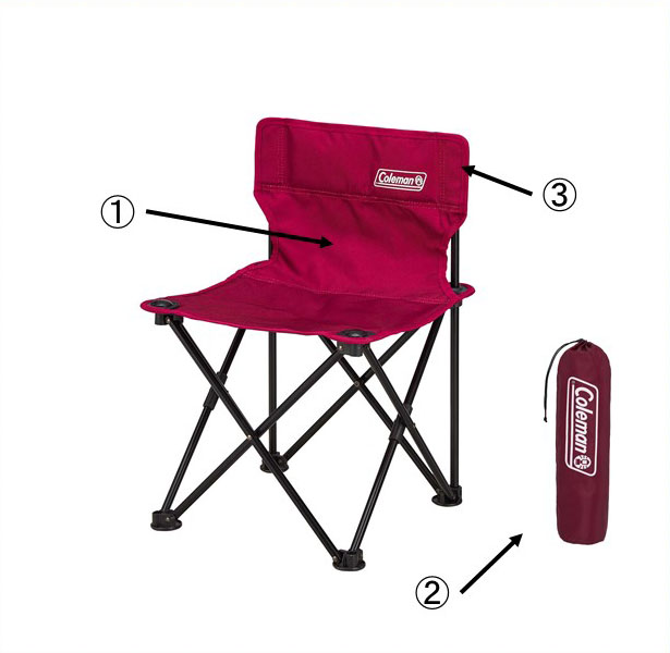 コンパクトクッションチェア（ワイン）用座面シートの通販｜キャンプ