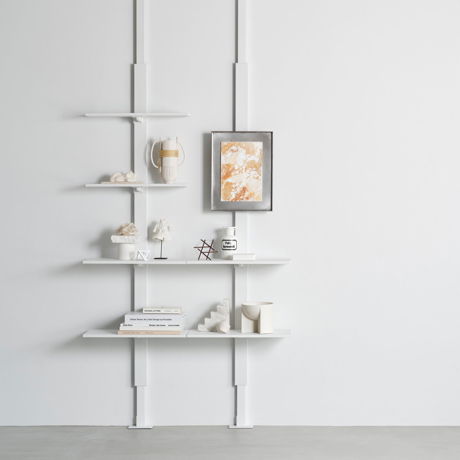 Pillar White ピラー ホワイト 取付寸法190-260cm 耐荷重30kg AS-P-WH