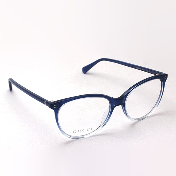 グッチ メガネ GUCCI GG0550O 004(51mm ブルー): GLASS MANIA -TOKYO