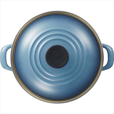 ル・クルーゼ EOS キャセロール 20cm マリンブルー ホーロー 鍋 両手鍋