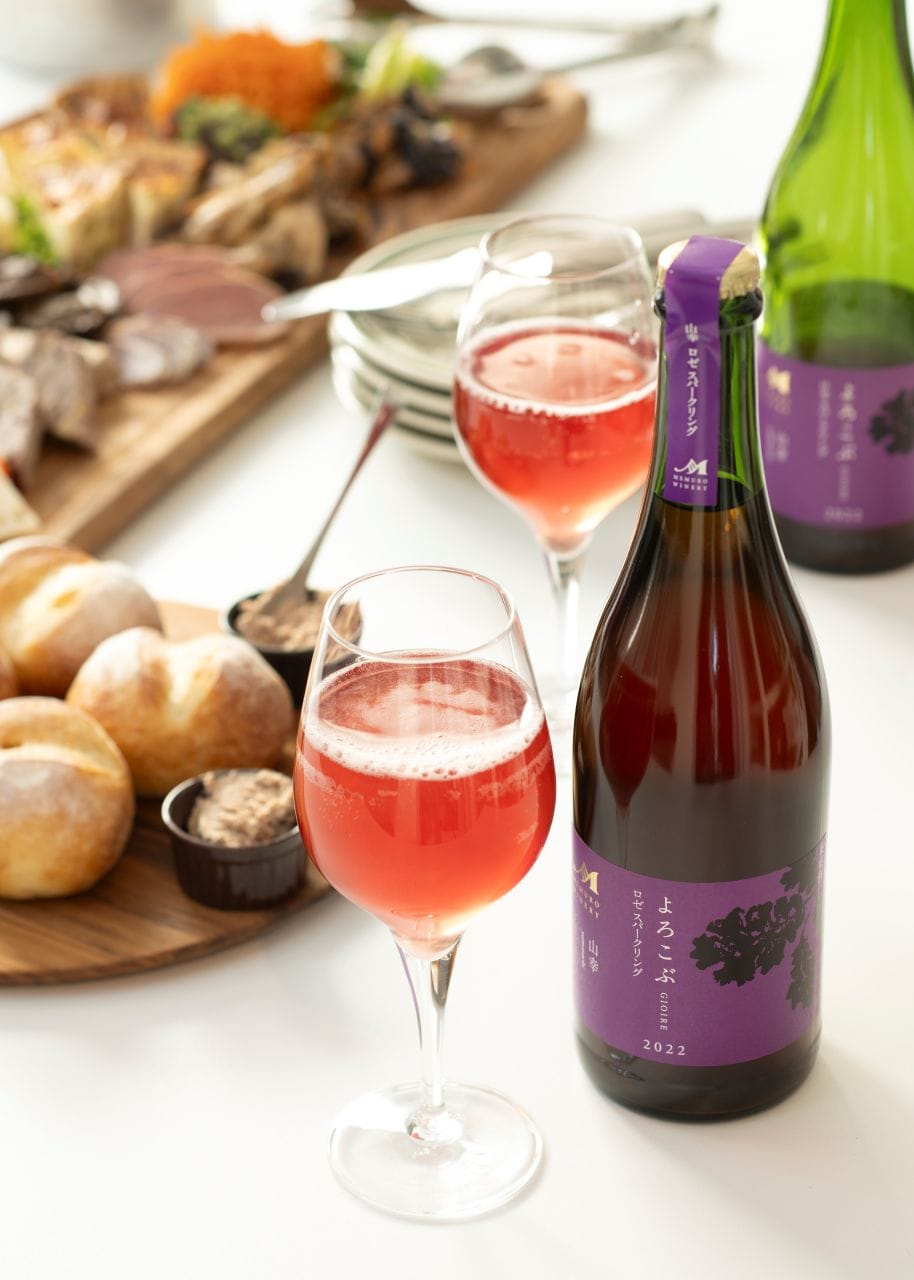 日本ワイナリーアワード2025 JAL賞『よろこぶ 山幸ロゼスパークリング