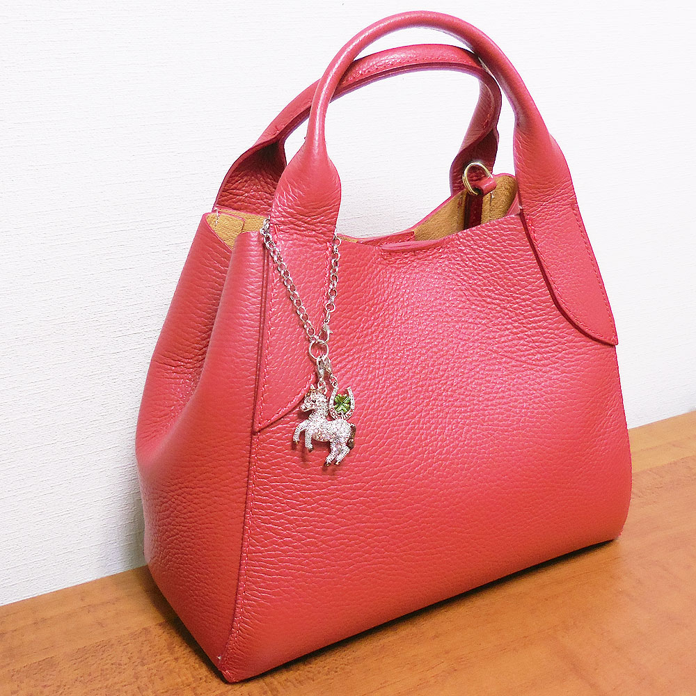 entiere アンティエーレ キラキラ バッグチャーム 馬 午 ウマ 馬蹄