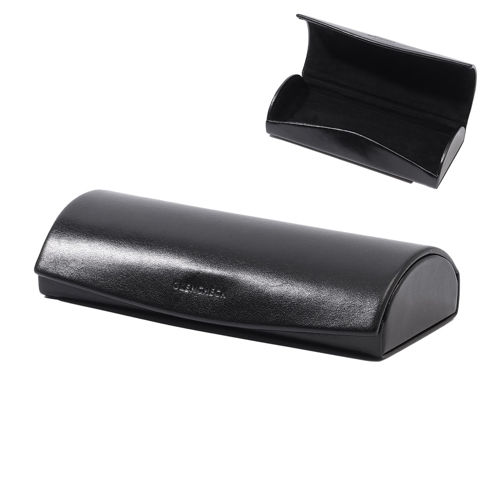 GLENCHECK]イタリアンレザー メガネケース 眼鏡ケース めがねケース 本