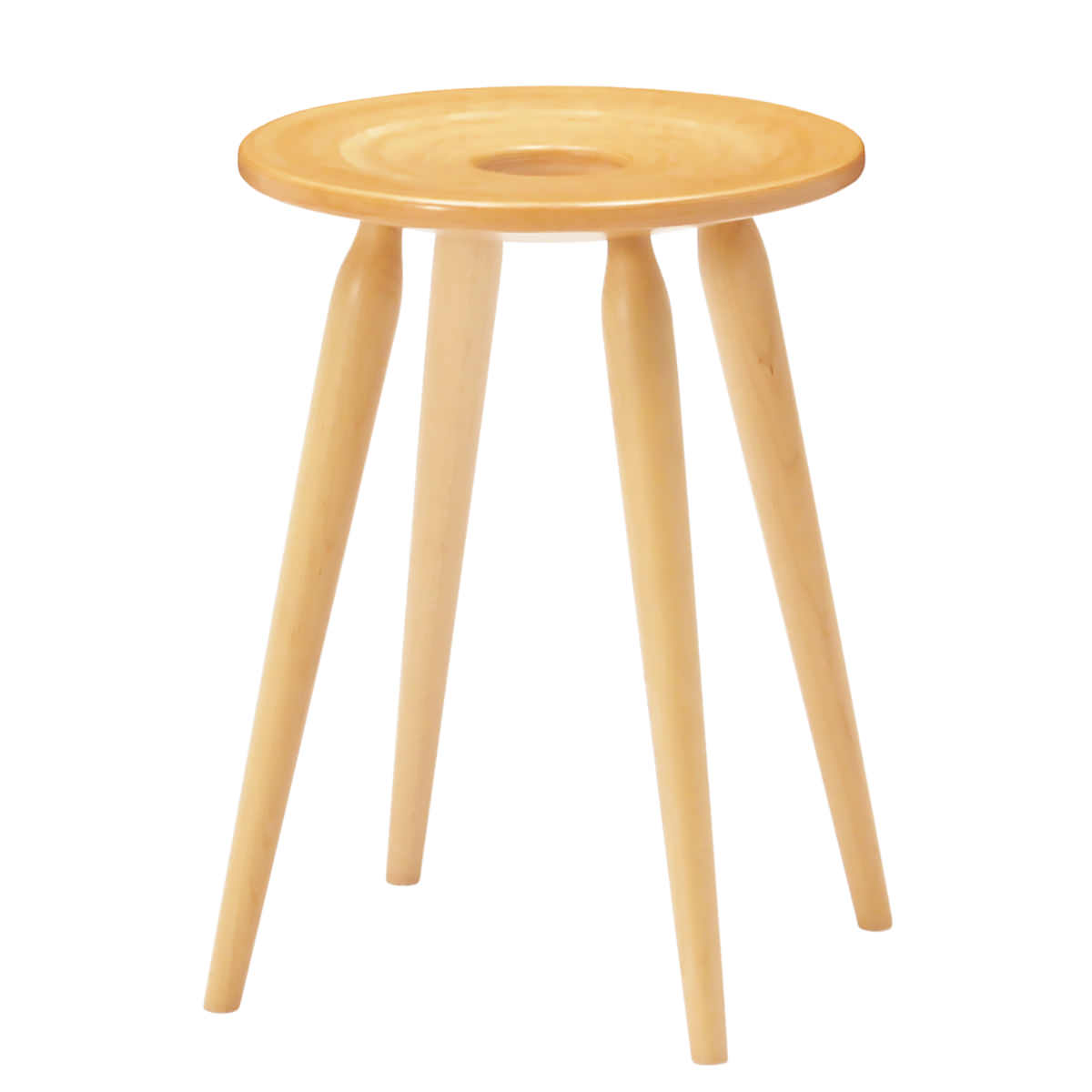 受注生産 天童木工 リングスツール 〔幅φ32×高さ43.6×座面の高さ43.6cm