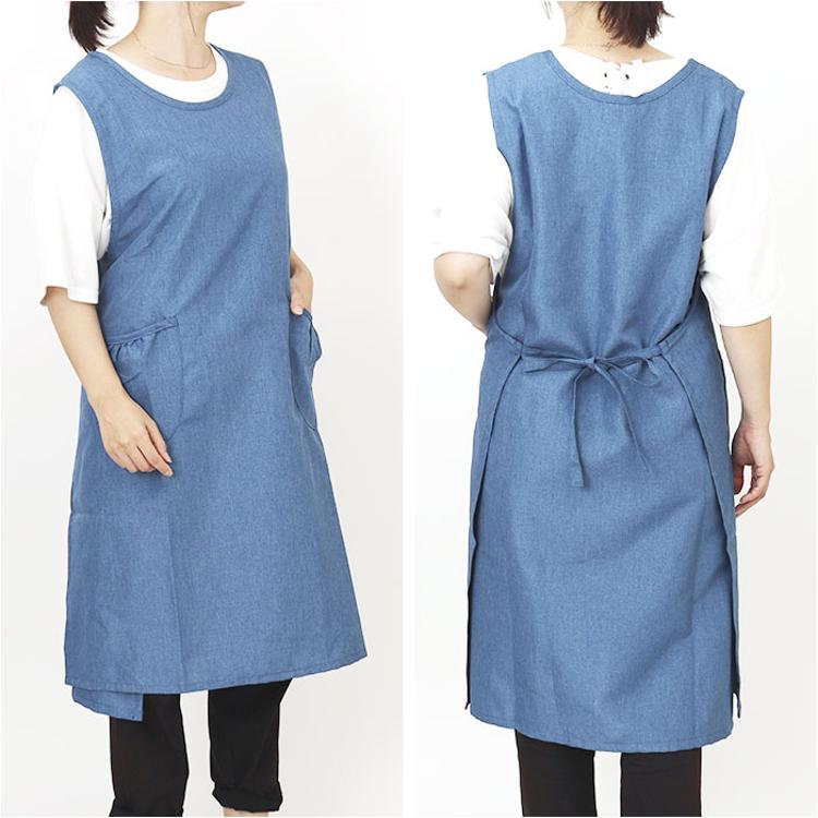 エプロン おしゃれ 通販 前掛け ワークエプロン カフェエプロン 作業