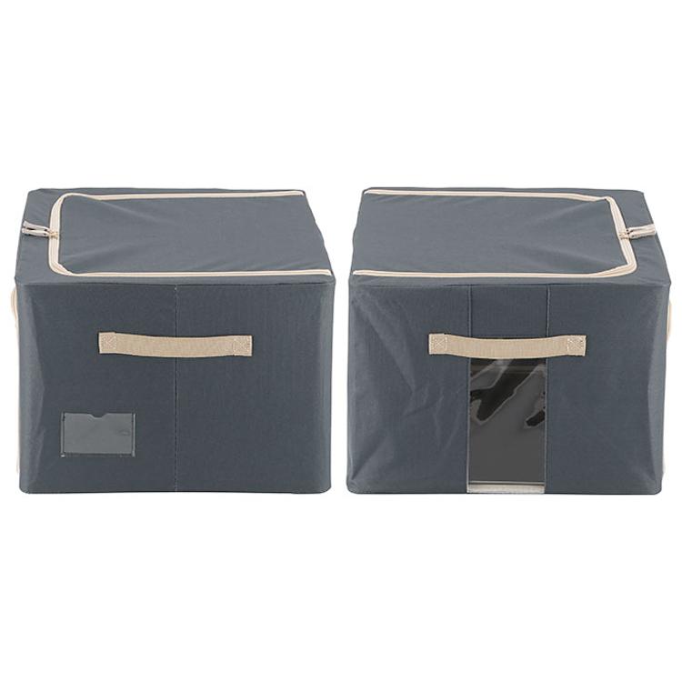 窓付 積み重ね 収納ボックス 55L 衣類収納 通販 衣装ケース 窓付き