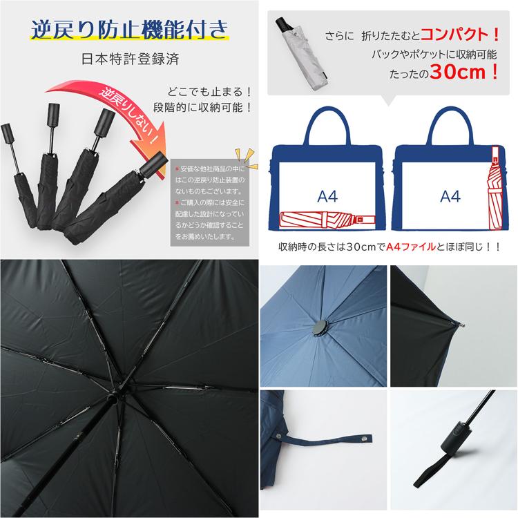 KIZAWA 折りたたみ傘 通販 日傘 折りたたみ 完全遮光 傘 58cm 折畳み傘