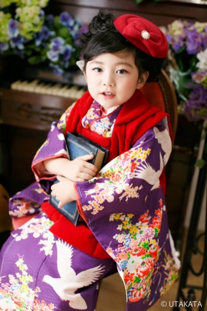 アンティーク着物・双子コーデ・お揃い着物で七五三なら全国宅配