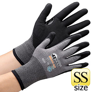 耐切創性手袋 ブレスカットECO NJJ5359Q SS | 【ミドリ