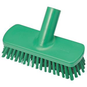 HPデッキブラシヘッド 20cm 54409 グリ－ン | 【ミドリ安全