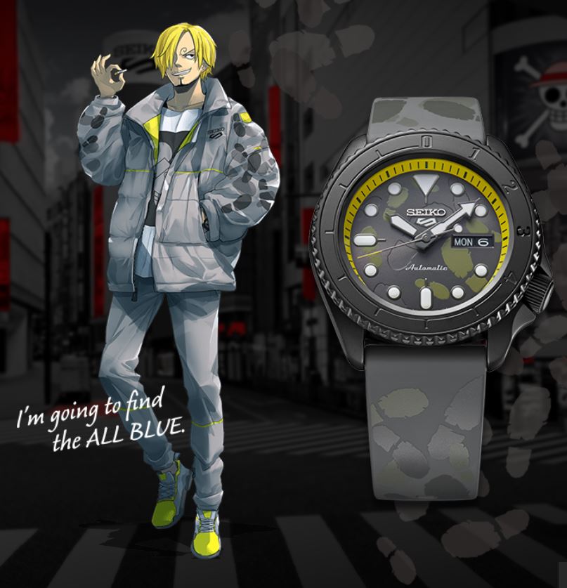ワンピースONE PIECE サンジ オールブルーウォッチ腕時計SEIKO