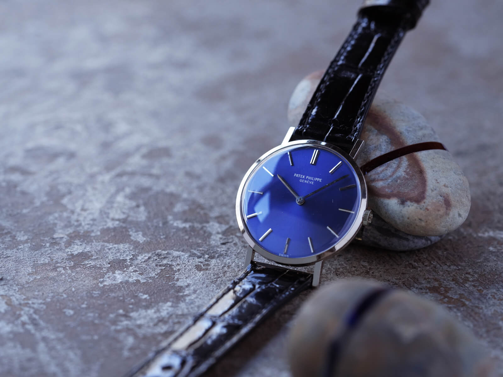 パテックフィリップ/カラトラバ/ディープブルーダイヤル/ジュネーブ