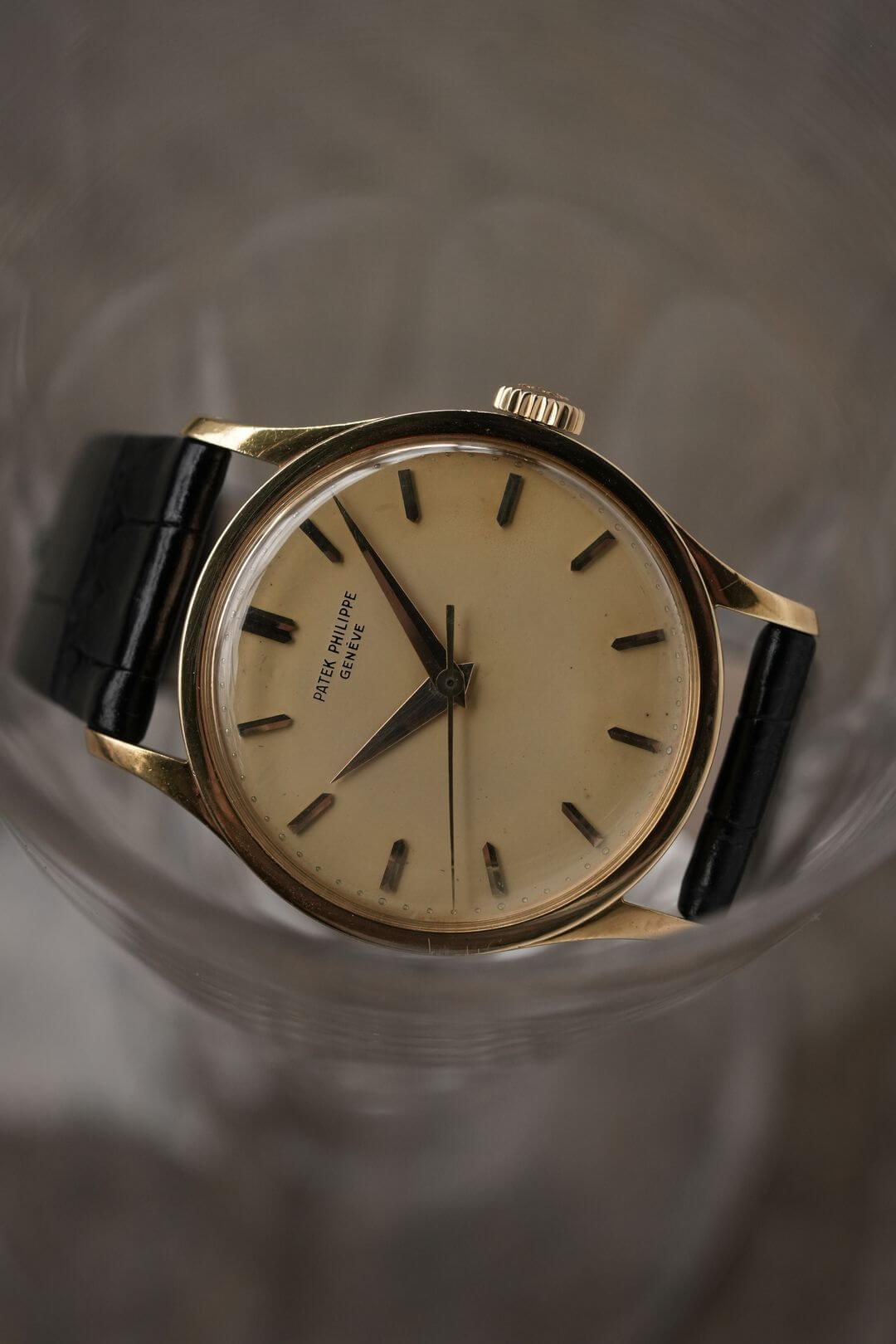 パテックフィリップ/ビッグカラトラバ/エナメル象嵌/バレット