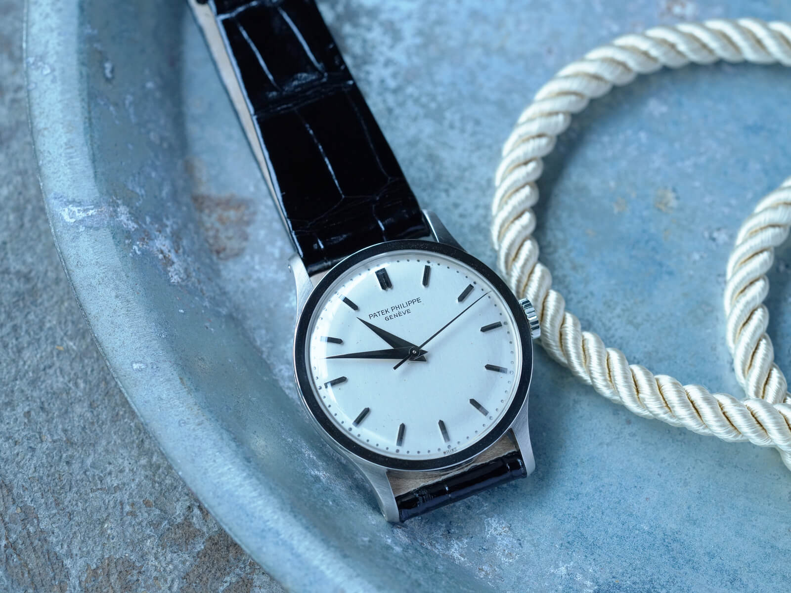 パテックフィリップ/ビッグカラトラバ/シルバーダイヤル/ジュネーブ