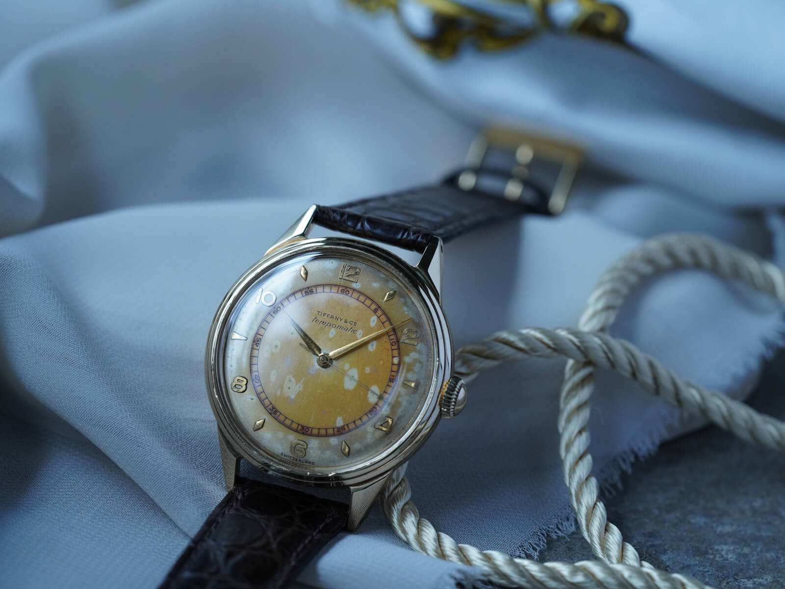 ティファニーバイモバード/テンポマチック/クサビアラビアゴールド