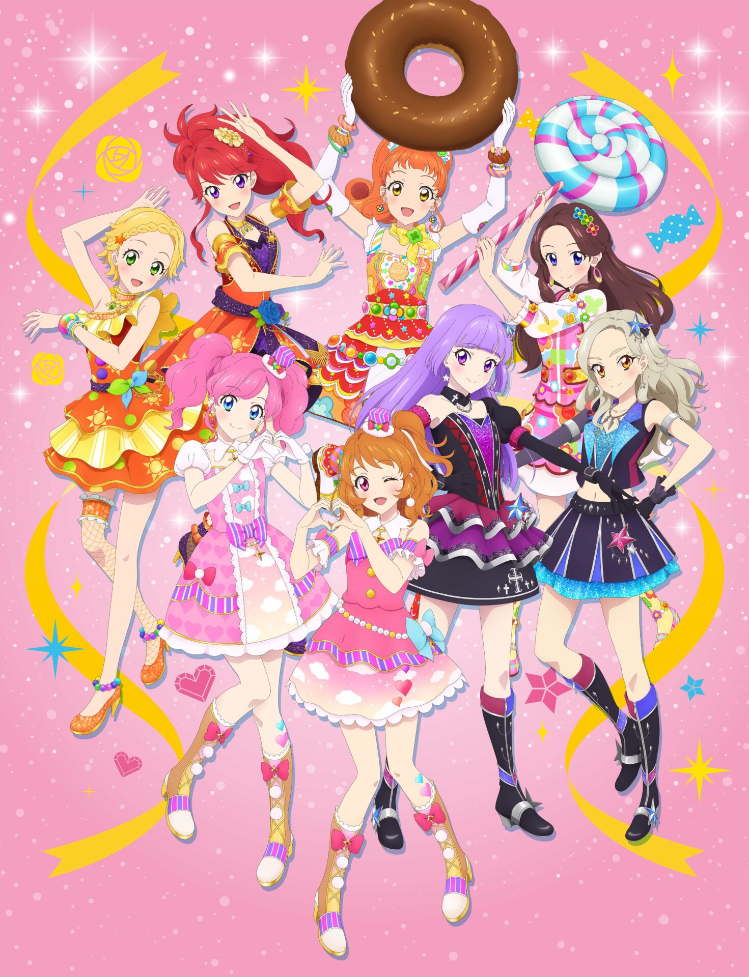 アイカツ！メモリアルステージ』キービジュアルが公開！ あかりたち8人