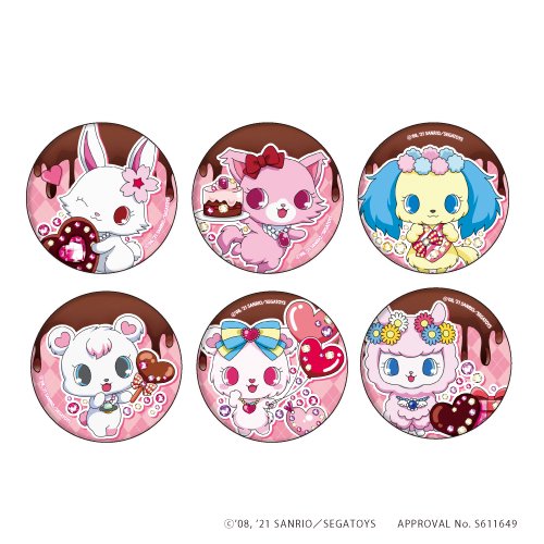 缶バッジ「ジュエルペット」03/バレンタインver. コンプリートBOX(全6