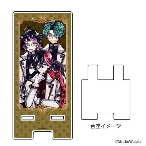 スマキャラスタンド「悪魔執事と黒い猫」03/ルカス＆ラムリ＆ナック