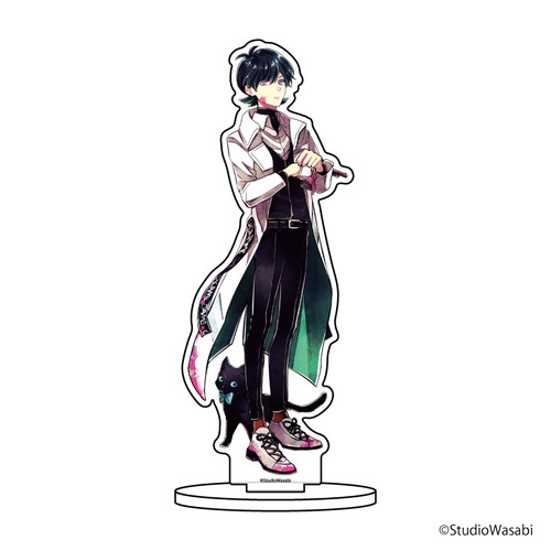 キャラアクリルフィギュア「狼ゲーム」08/新村コウ お祝いver.(描き