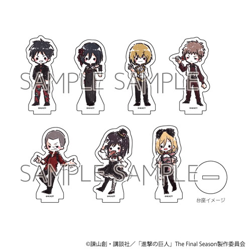 アクリルぷちスタンド「進撃の巨人」18/カジノディーラーver