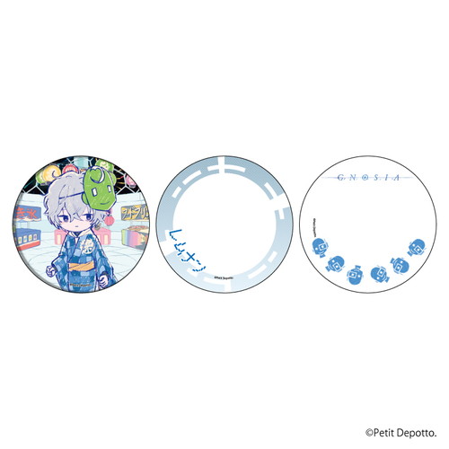 65mm缶バッジ＆缶デコカバー2枚セット「グノーシア」03/ラキオ 夏祭り