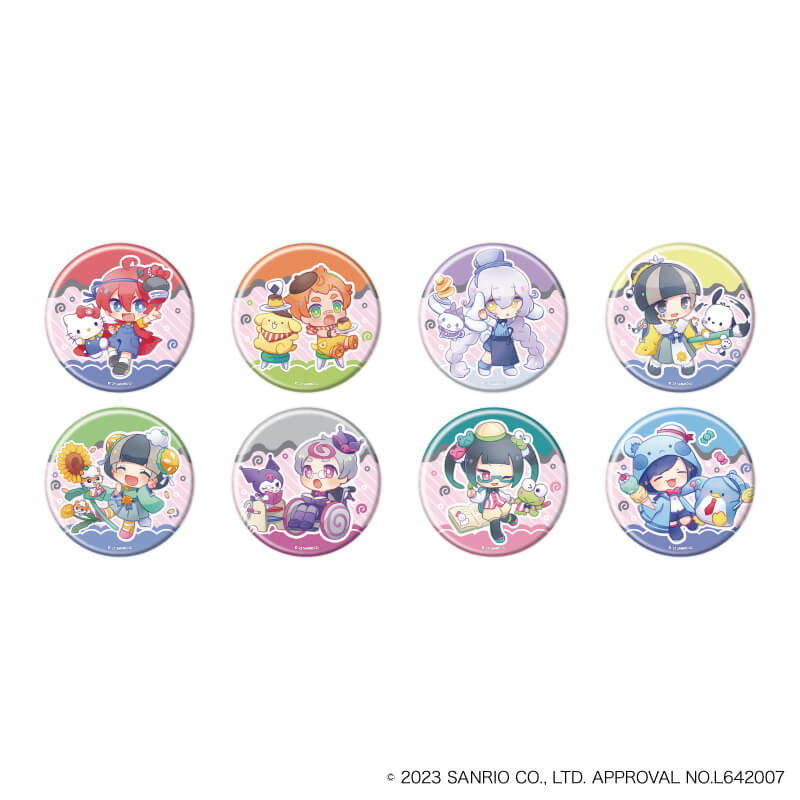 缶バッジ「まいまいまいごえん」03/サンリオキャラクターズコラボ