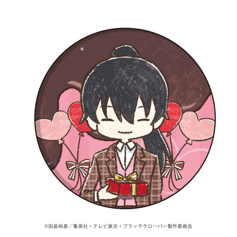 缶バッジ「ブラッククローバー」14/バレンタインver. ブラインド(6種