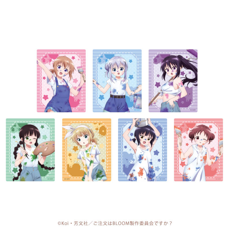 アクリルカード「ご注文はうさぎですか? BLOOM」01/ペインターver