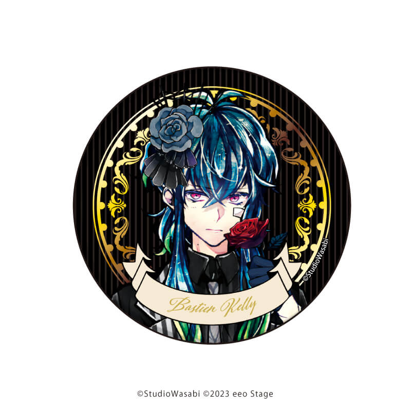 缶バッジ「悪魔執事と黒い猫」09/黒のお茶会ver. 【BOX01】 ブラインド