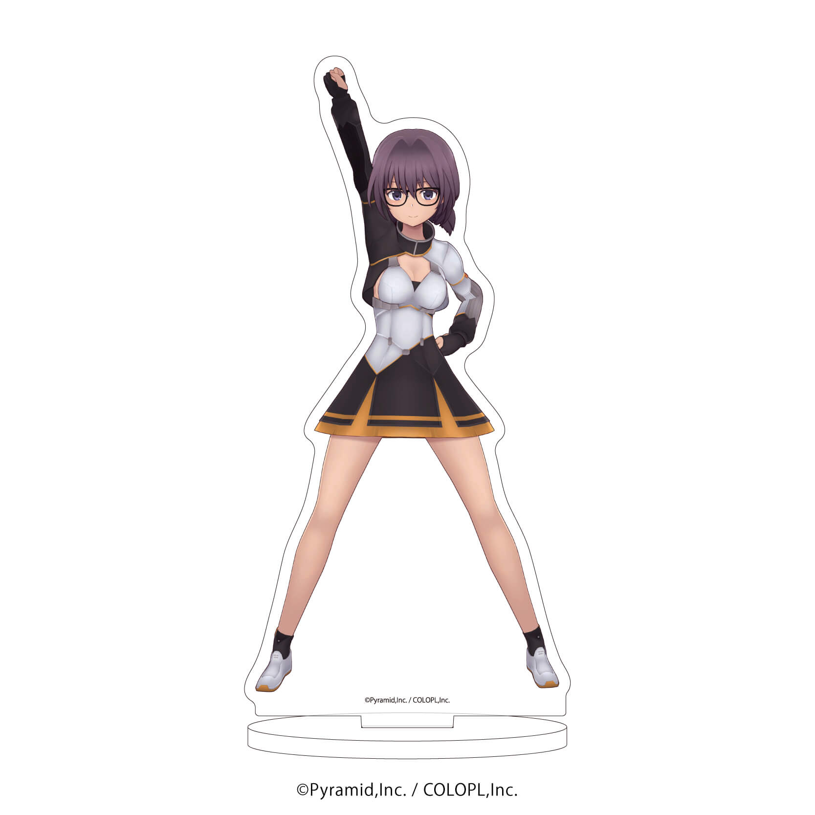 キャラアクリルフィギュア「アリス・ギア・アイギス」117/駒添絵伝