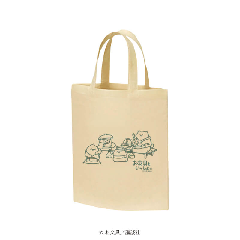 キャラトートバッグ「お文具といっしょ」02/落語ver.(描き下ろし