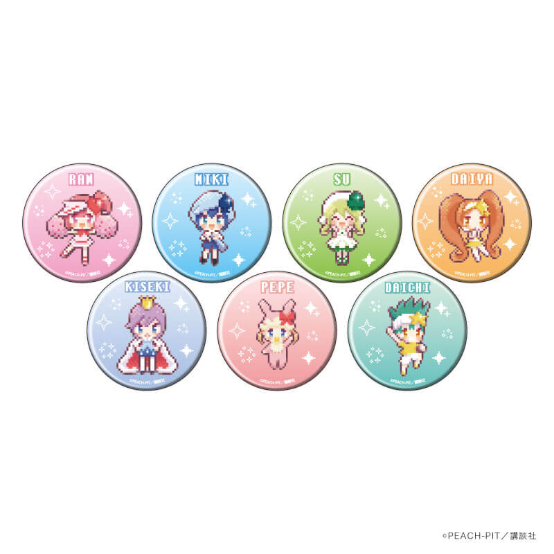 缶バッジ2個セット「しゅごキャラ！」13/藤咲 なでしこ(公式イラスト