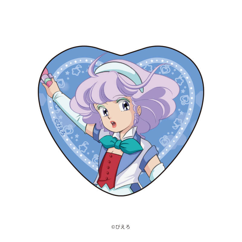 ハート型缶バッジ「魔法の天使クリィミーマミ」01/コンプリートBOX(全5